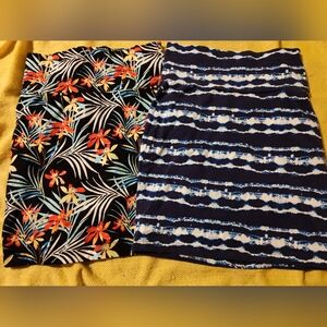 Bundle of two Charlotte Russe mini pencil skirts